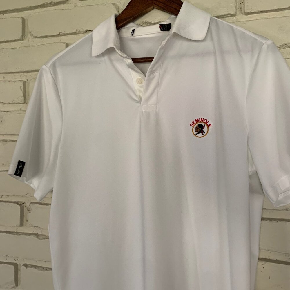 Seminole Golf Club RLX Ralph Lauren White Polo